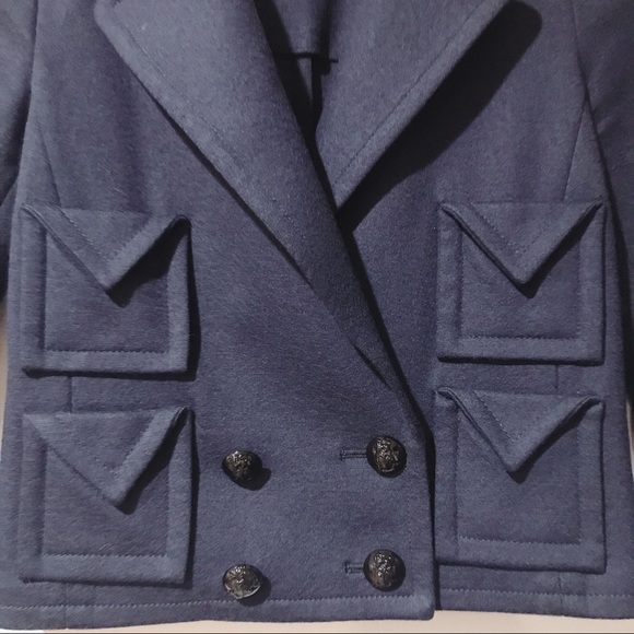 Madewell x Alexa Chung cropped fitted coat SZ XS - Picture 3 of 6